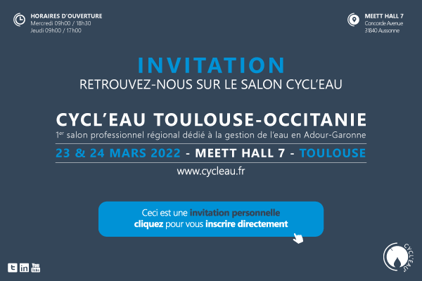 Invitation CYCL'EAU TOULOUSE 2022