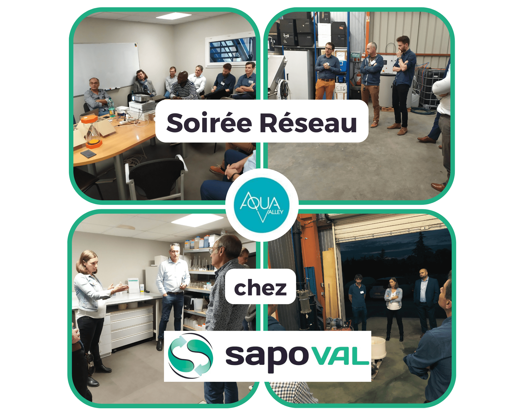 Soirée RES'EAU d'Aqua Valley chez SAPOVAL